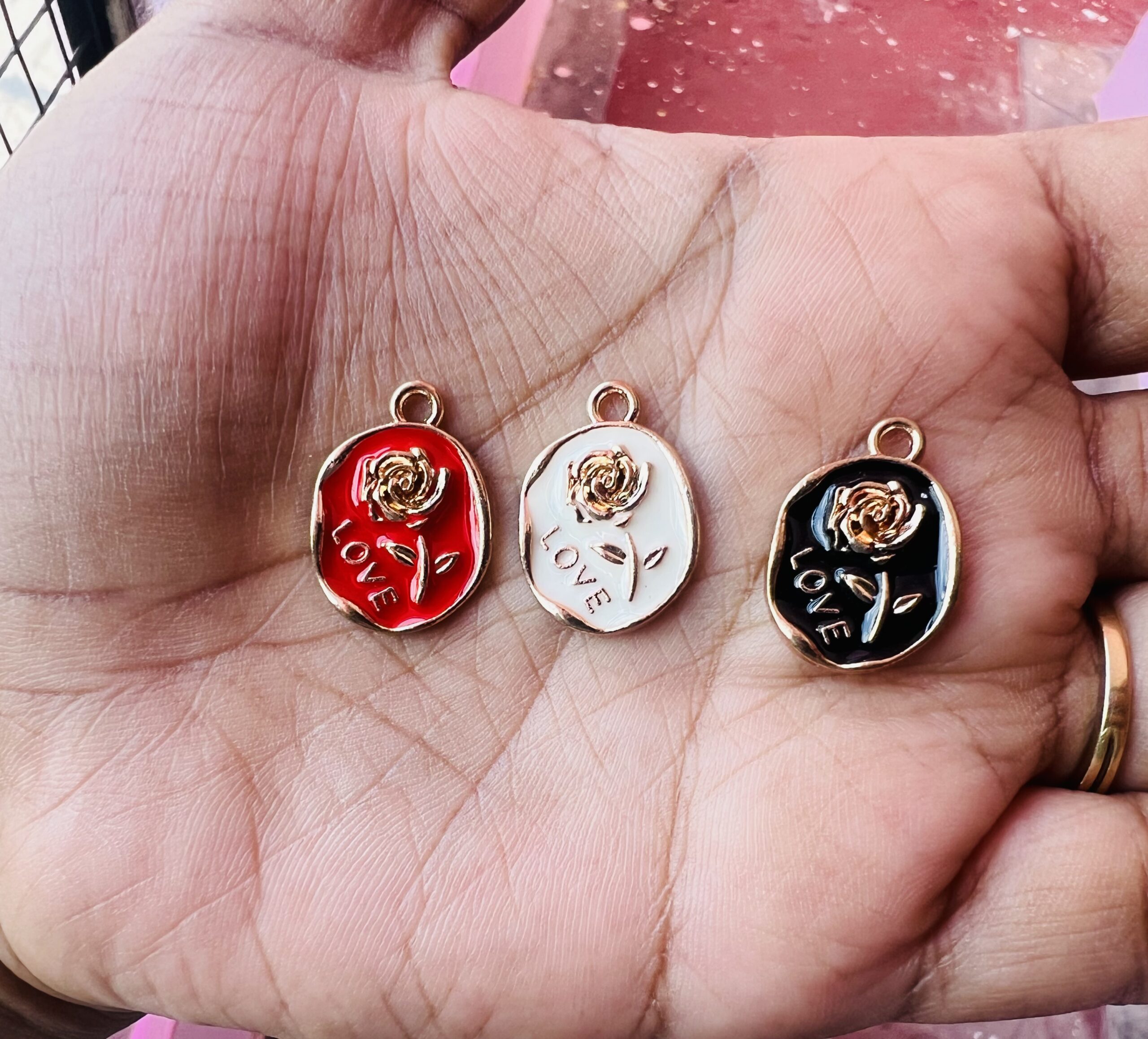 Enamel charms#36