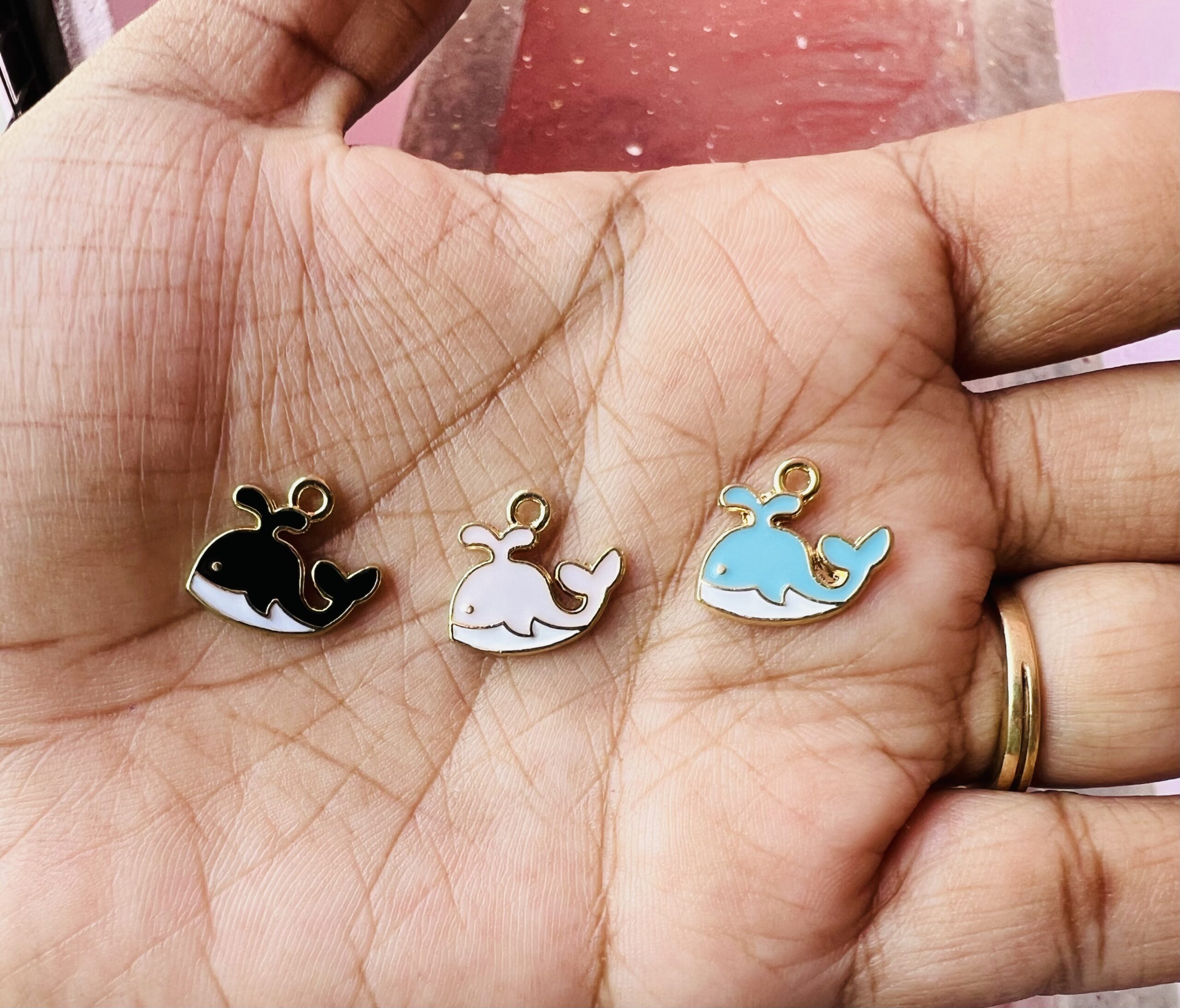 Enamel charms#69