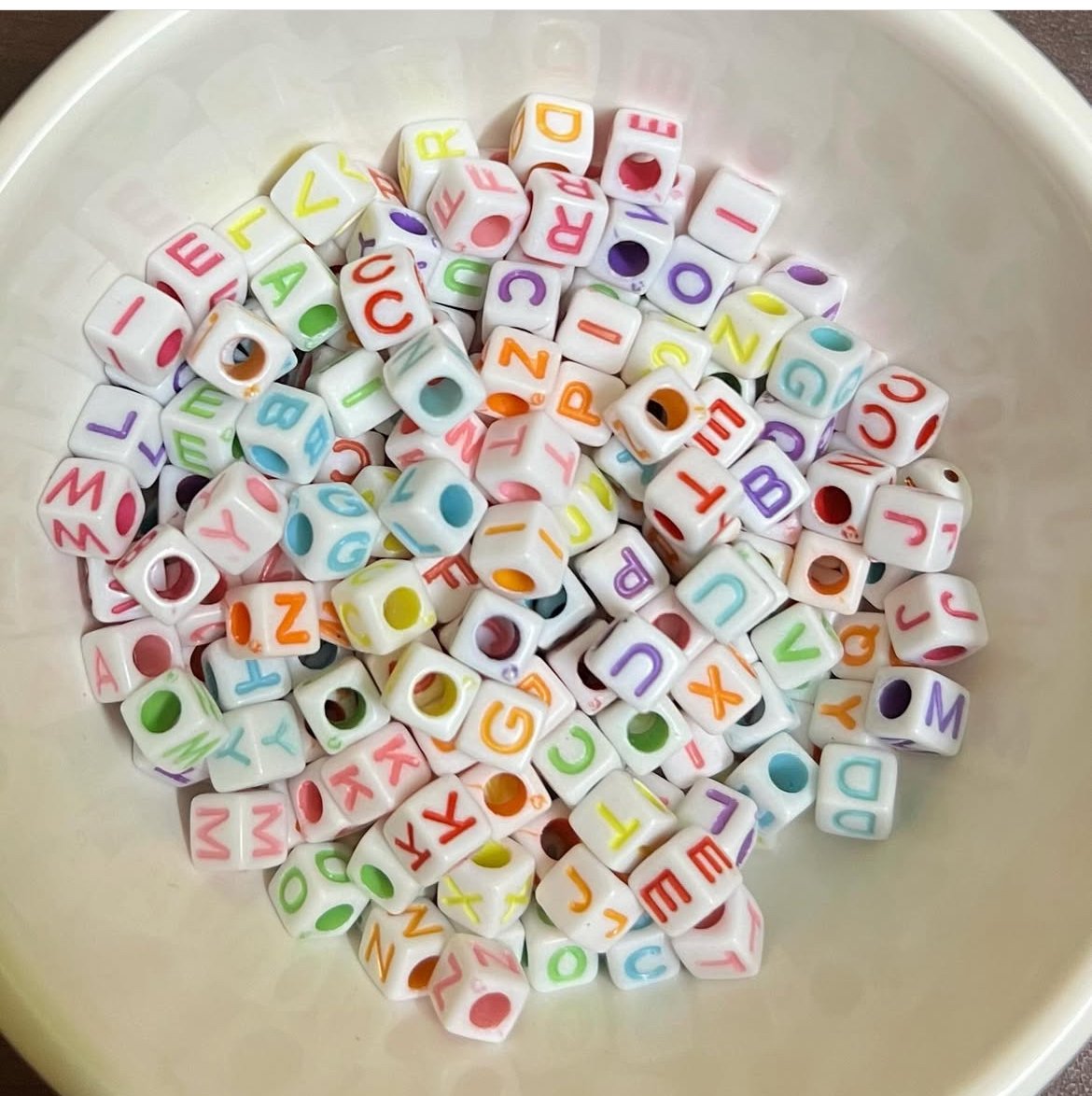 DIY Swiftie Bracelets Kit – 1000pc Transucent Cube Beads For Name Jewelry Making