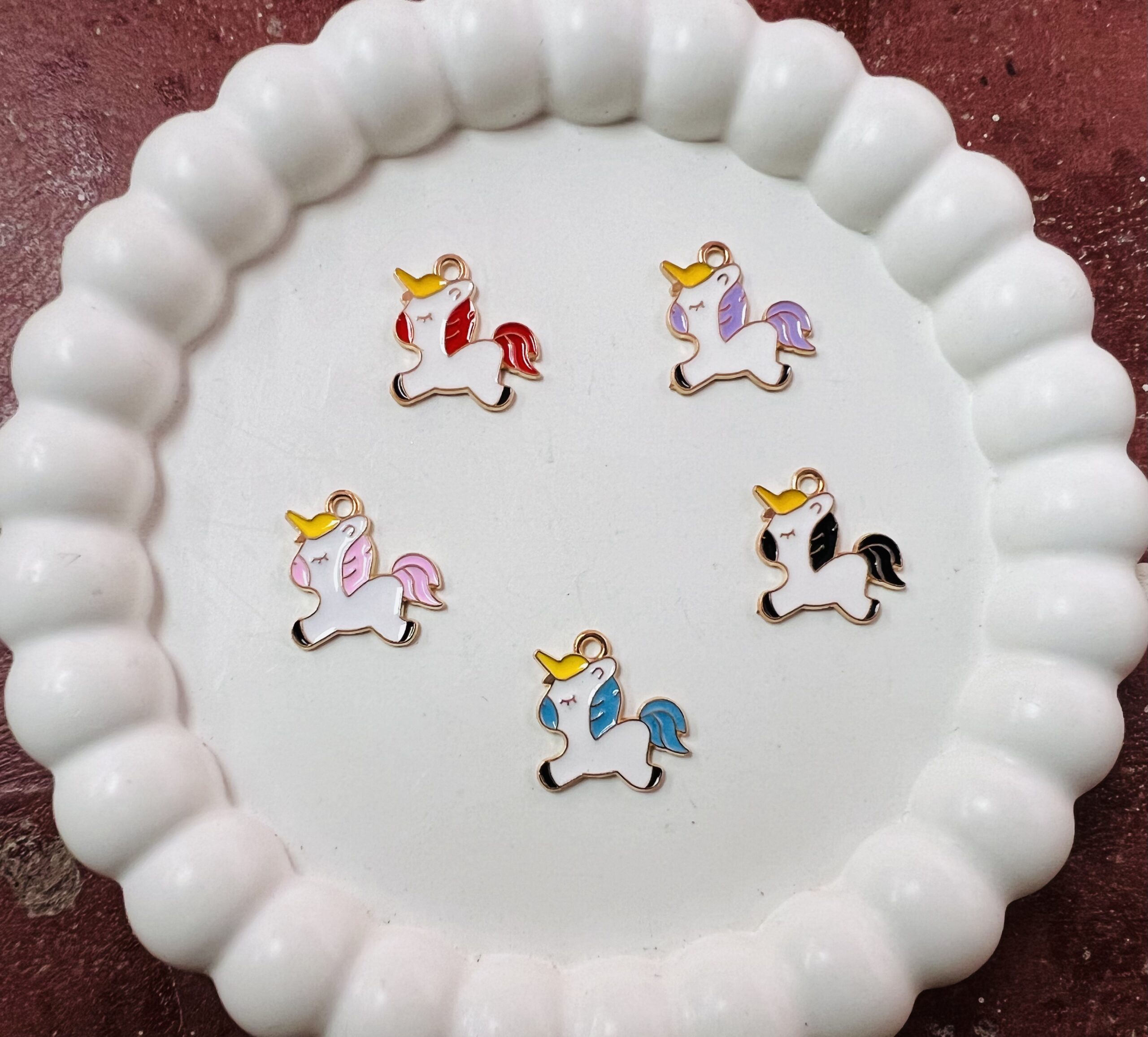Enamel charms#105
