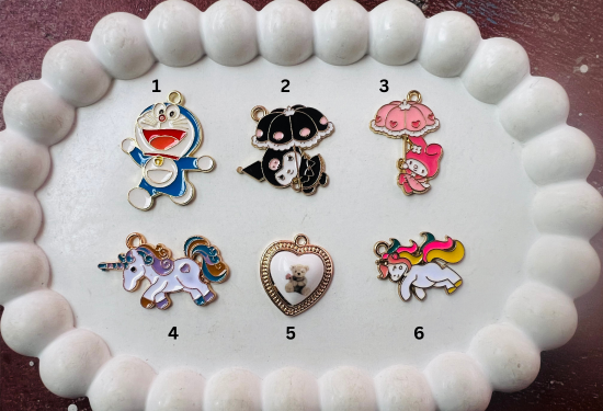 Enamel charms#108