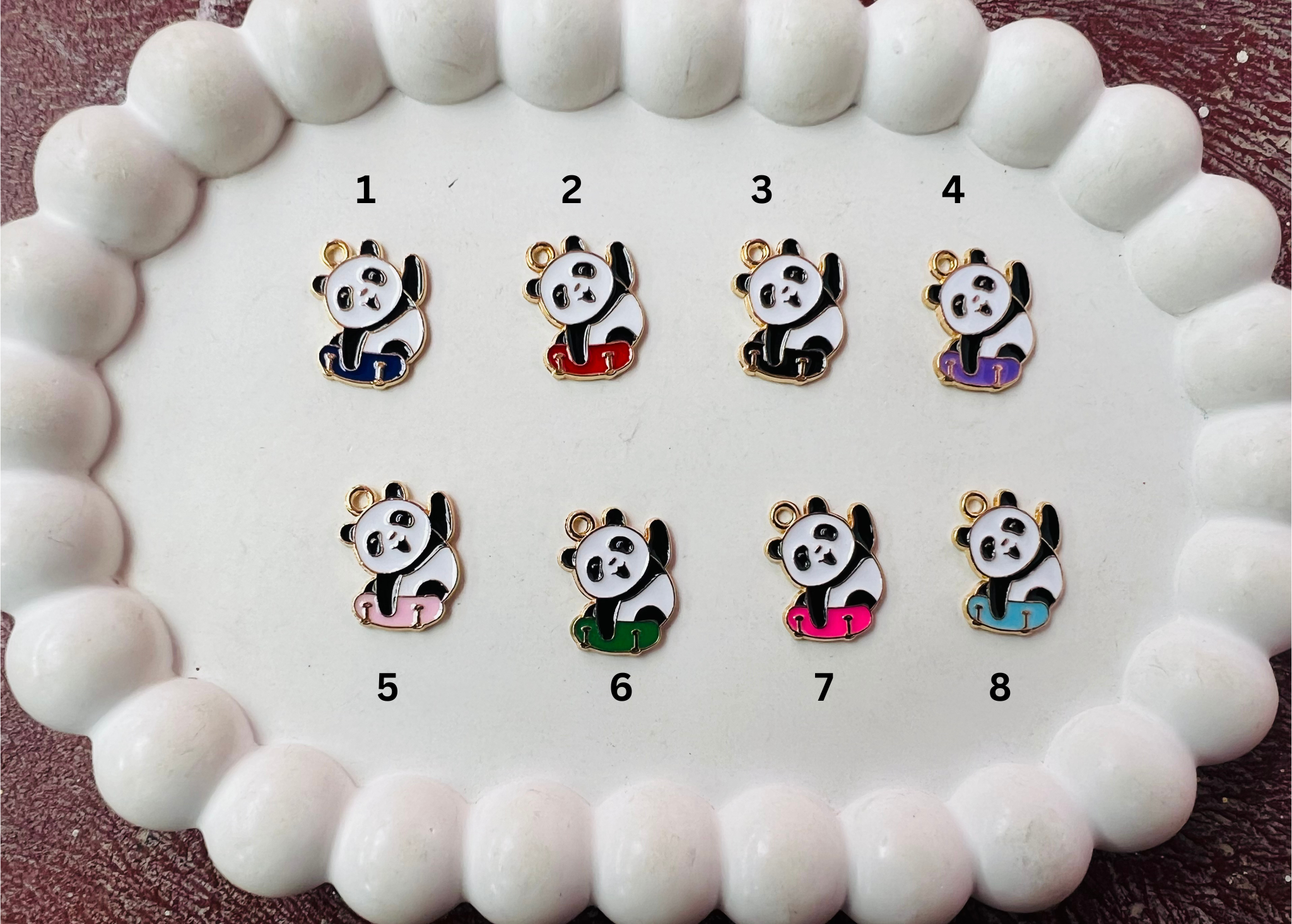 Enamel charms#49