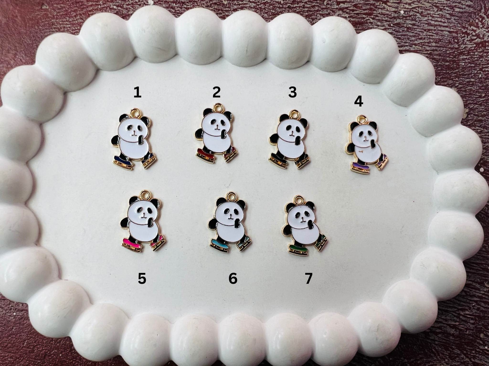 Enamel charms#53