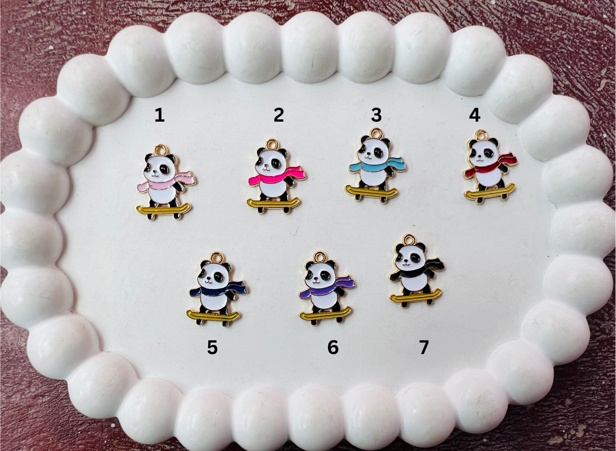Enamel charms#55