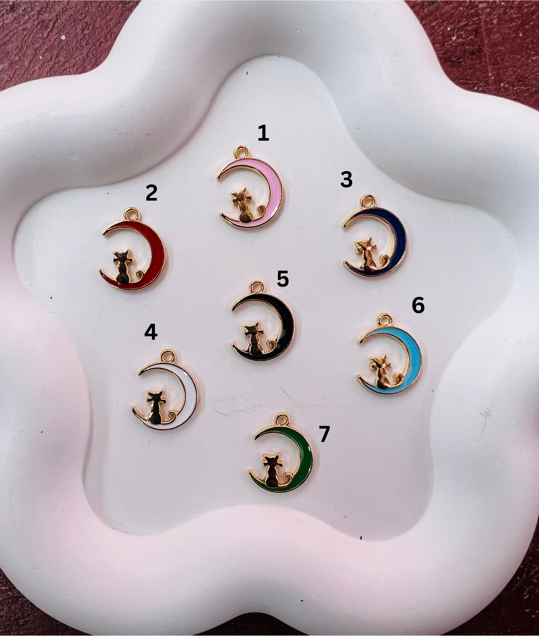 Enamel charms#57