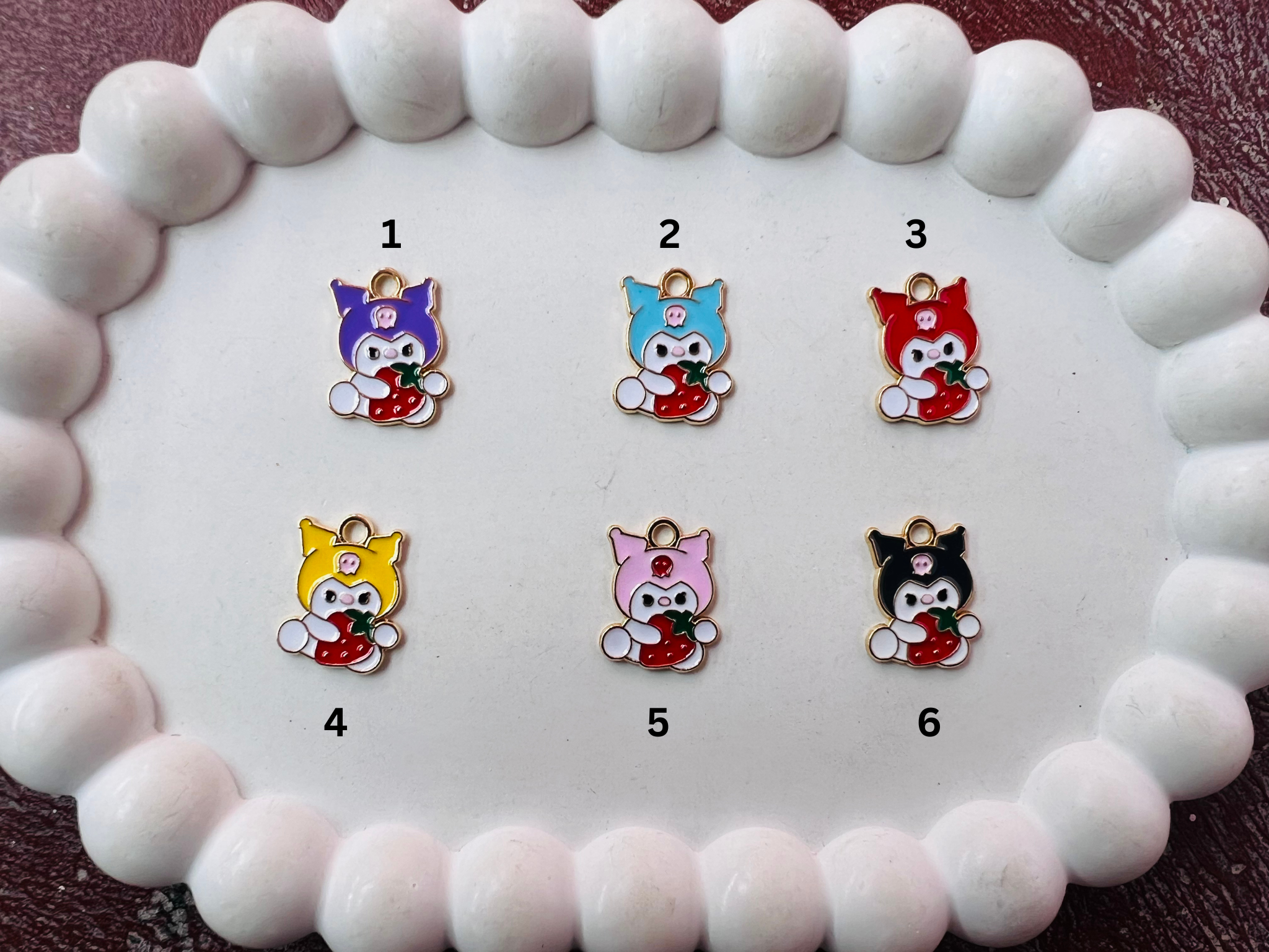 Enamel charms#58