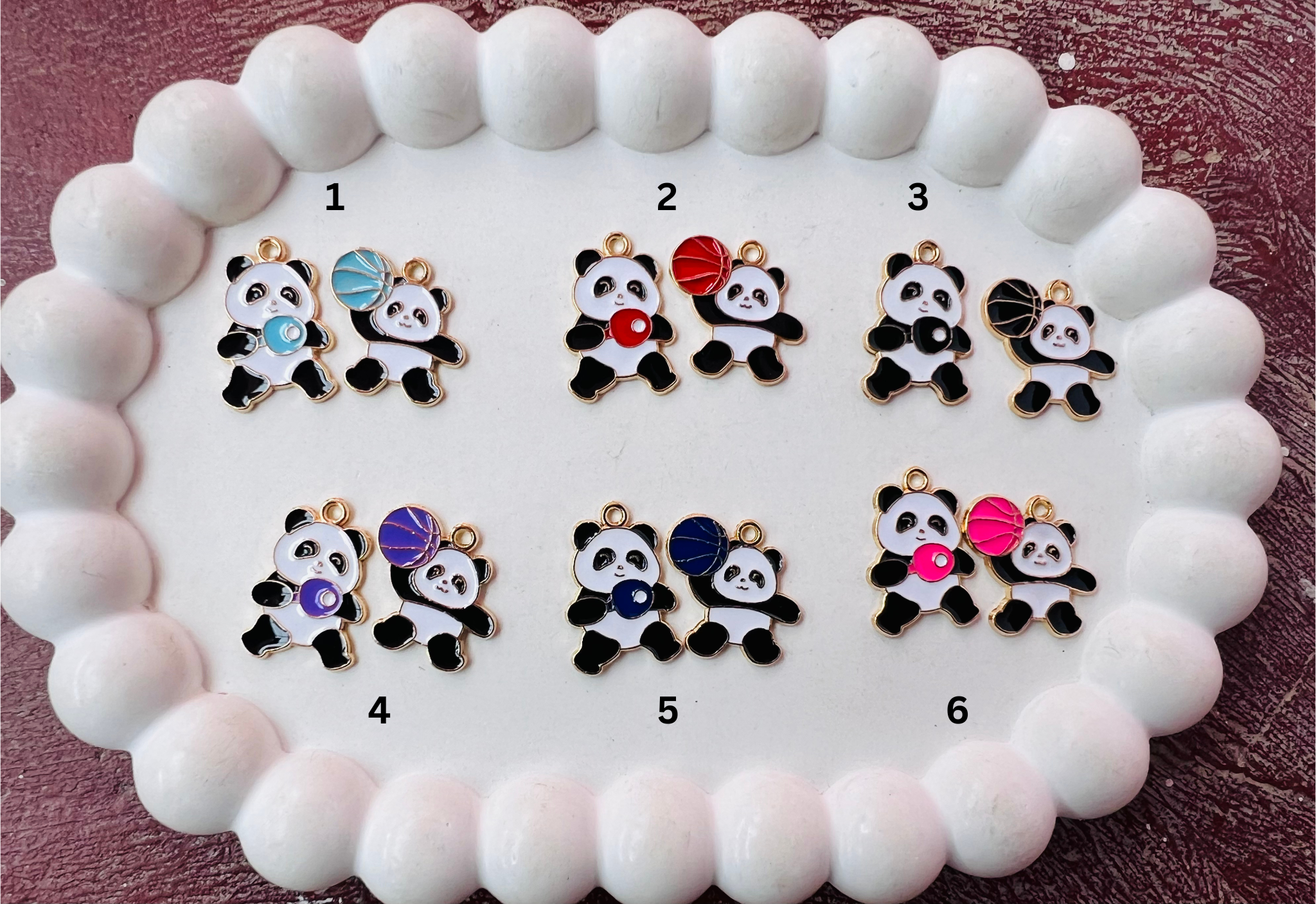 Enamel charms#59