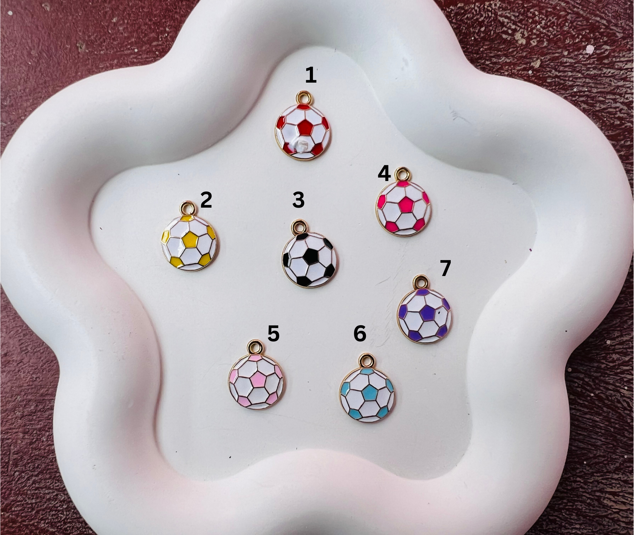 Enamel charms#61