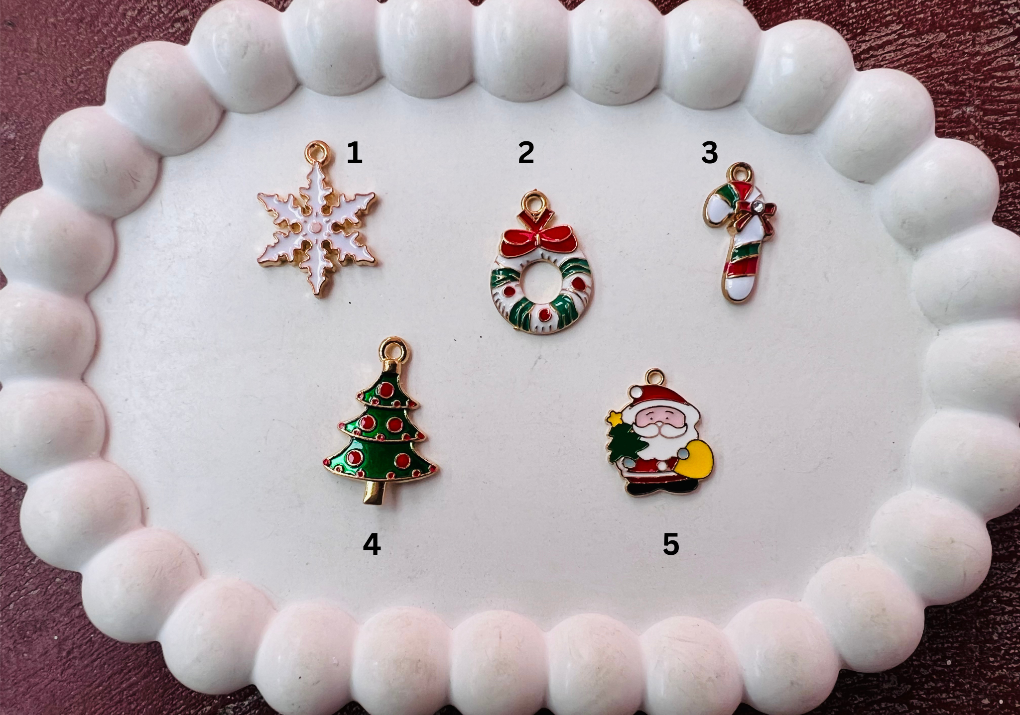 Enamel charms#63