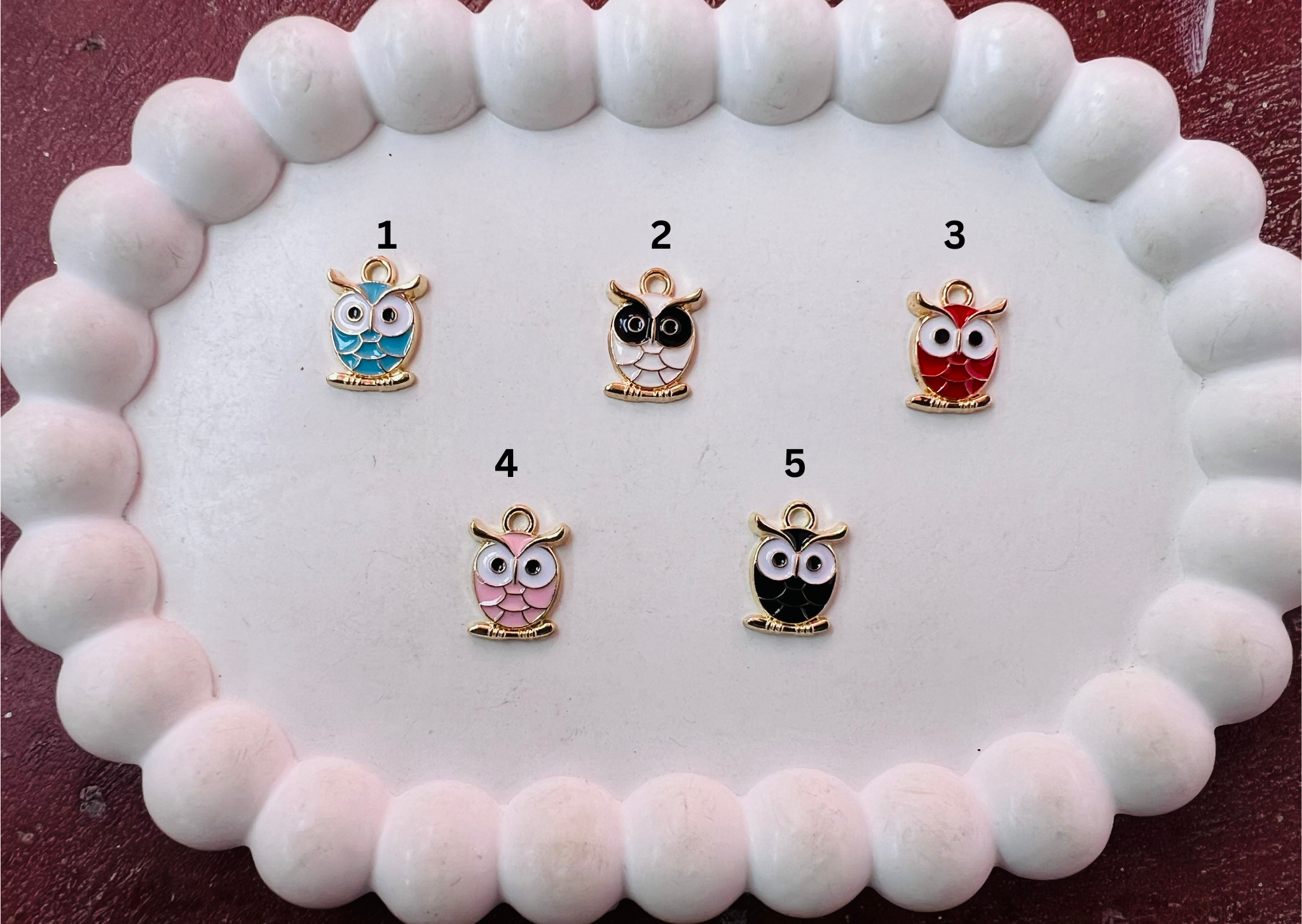 Enamel charms#67