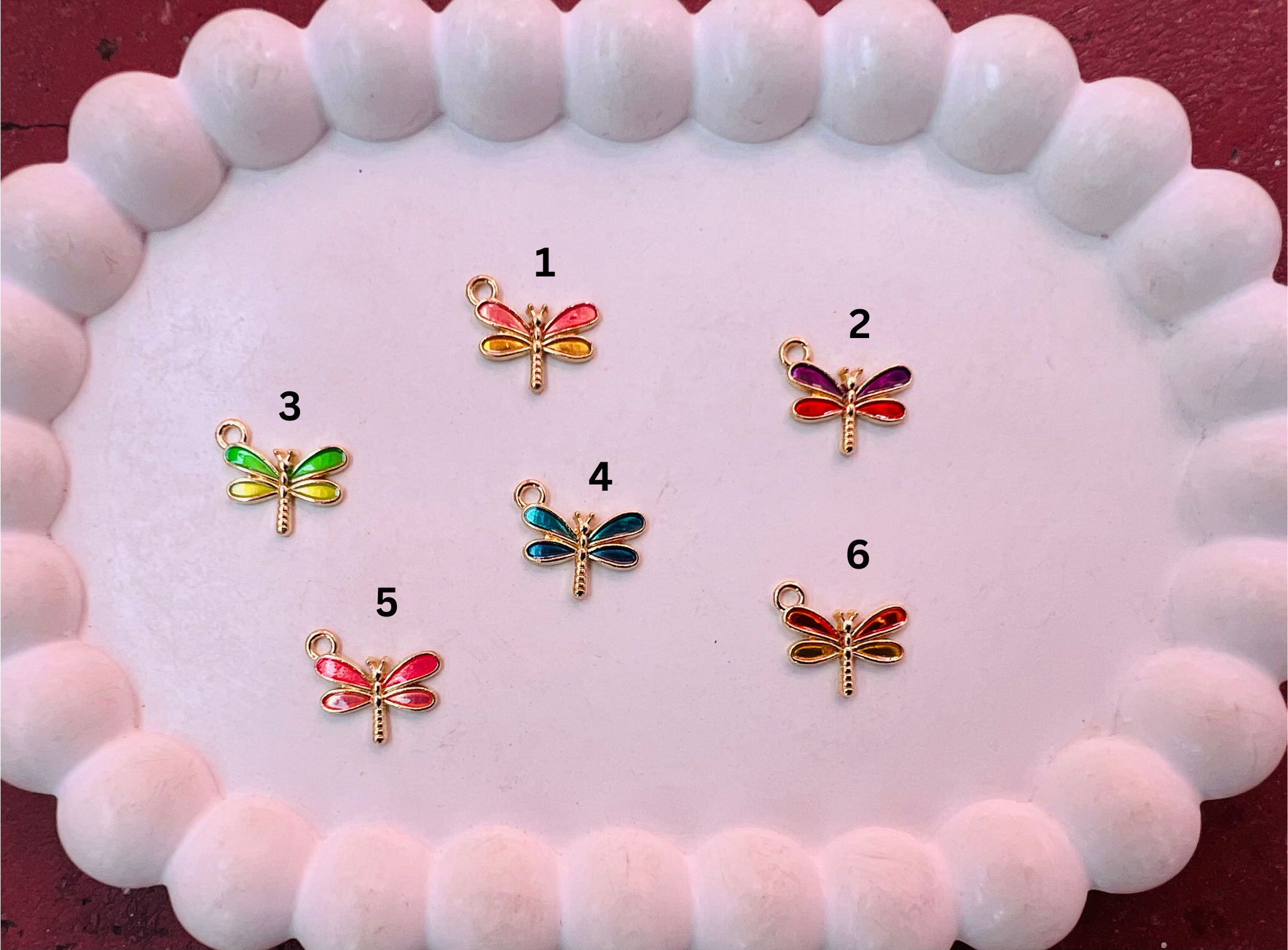 Enamel charms#73