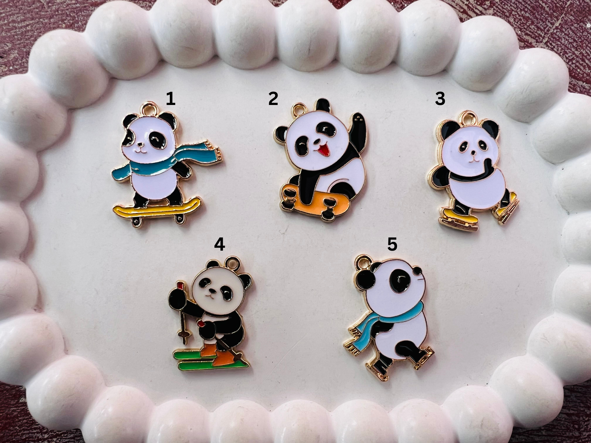 Enamel charms#75