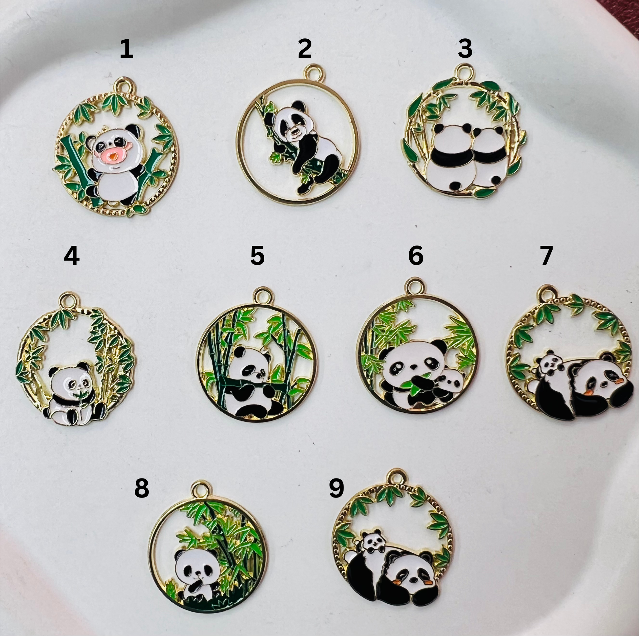 Enamel charms#76