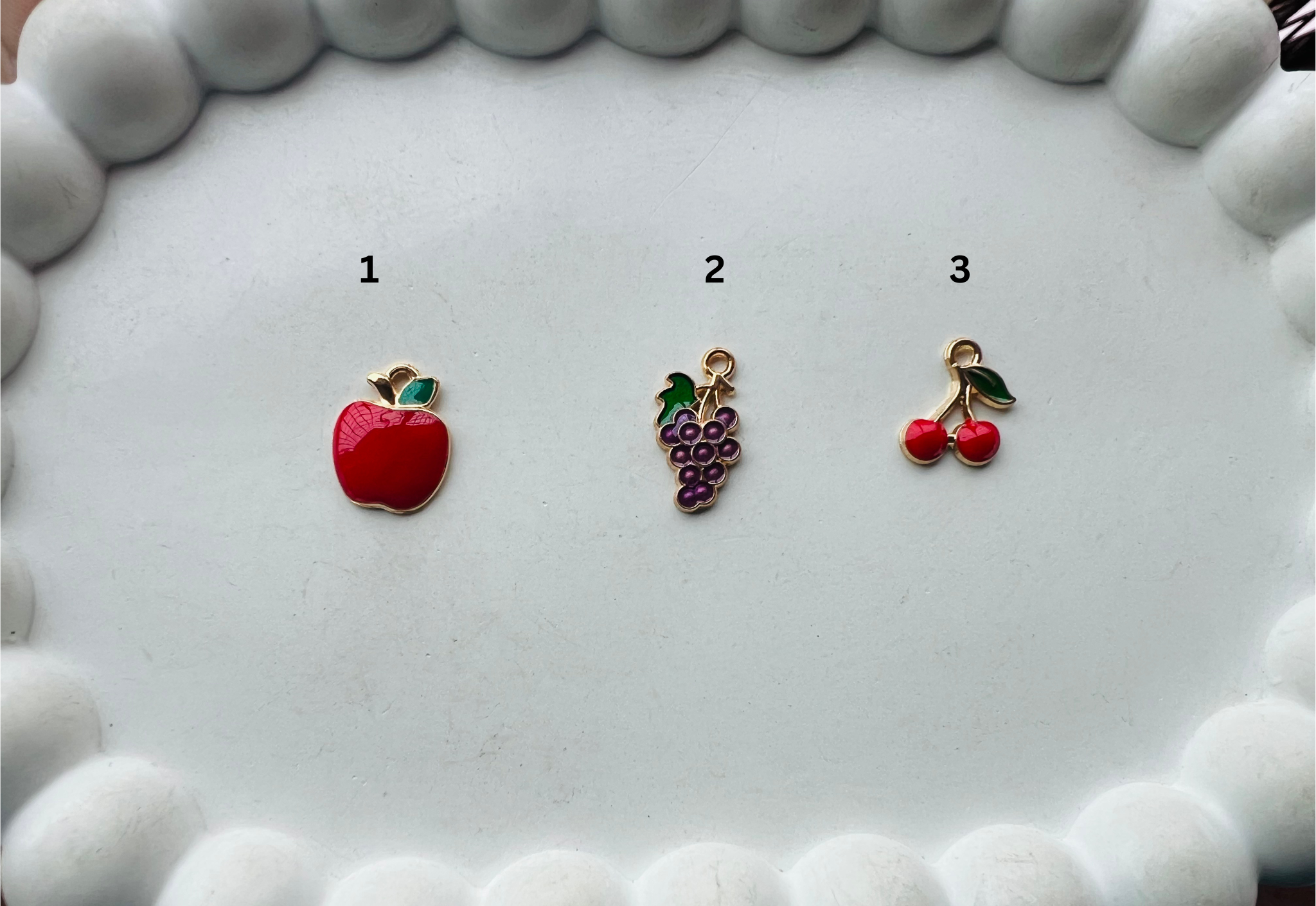Enamel charms#81