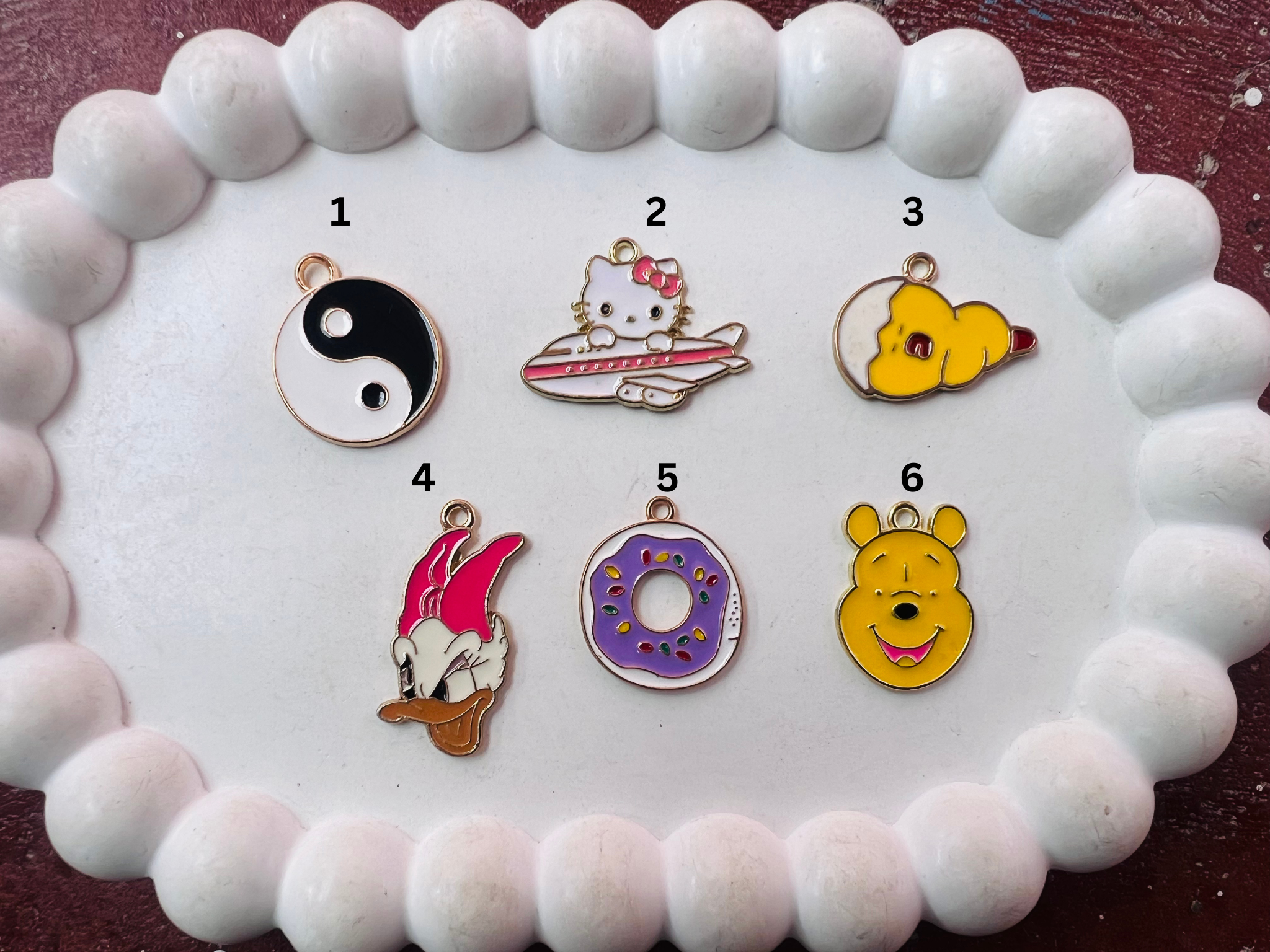 Enamel charms#88