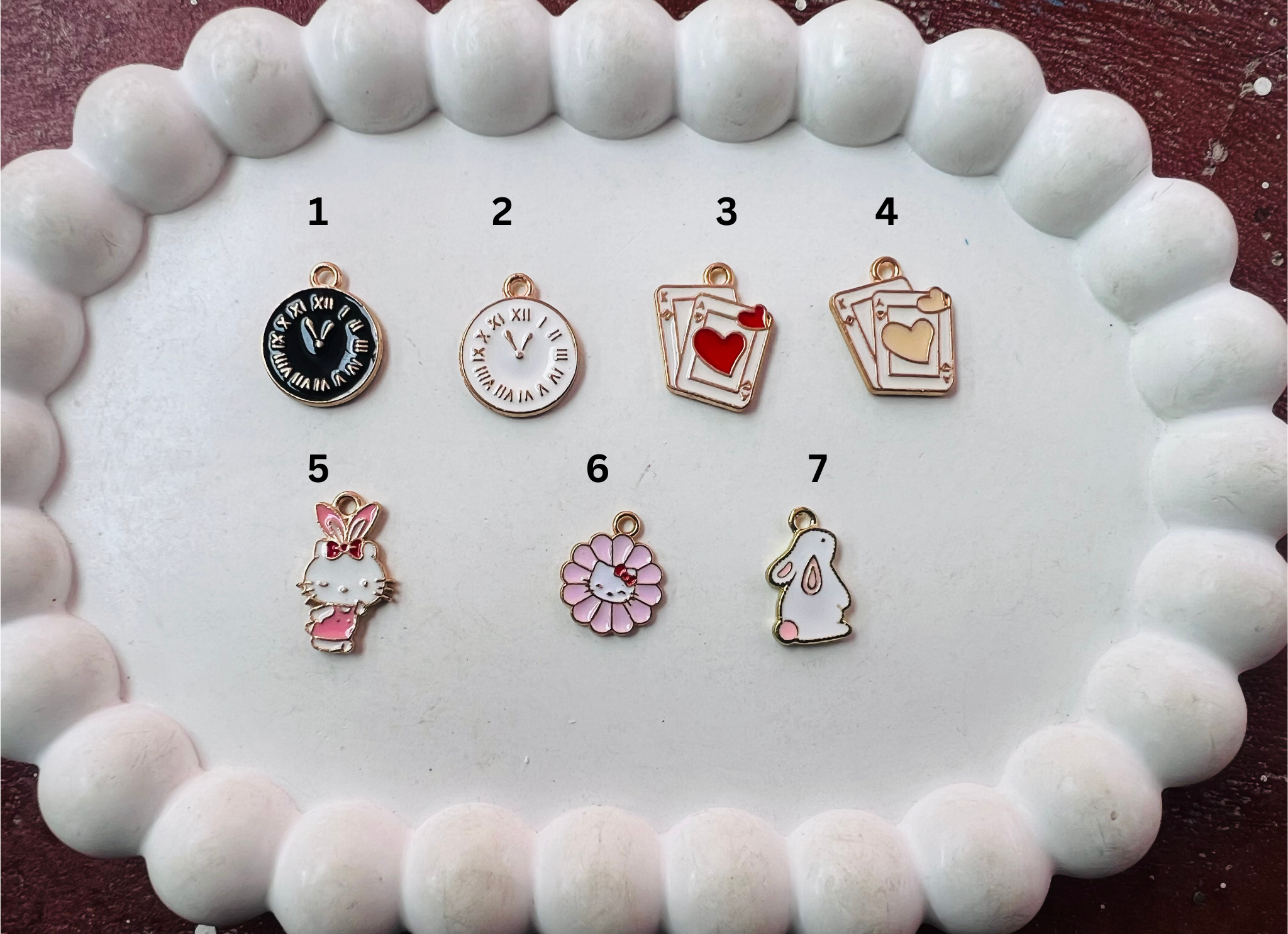 Enamel charms#89